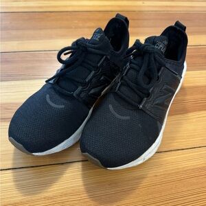 New Balance Black and White Athletic Shoes